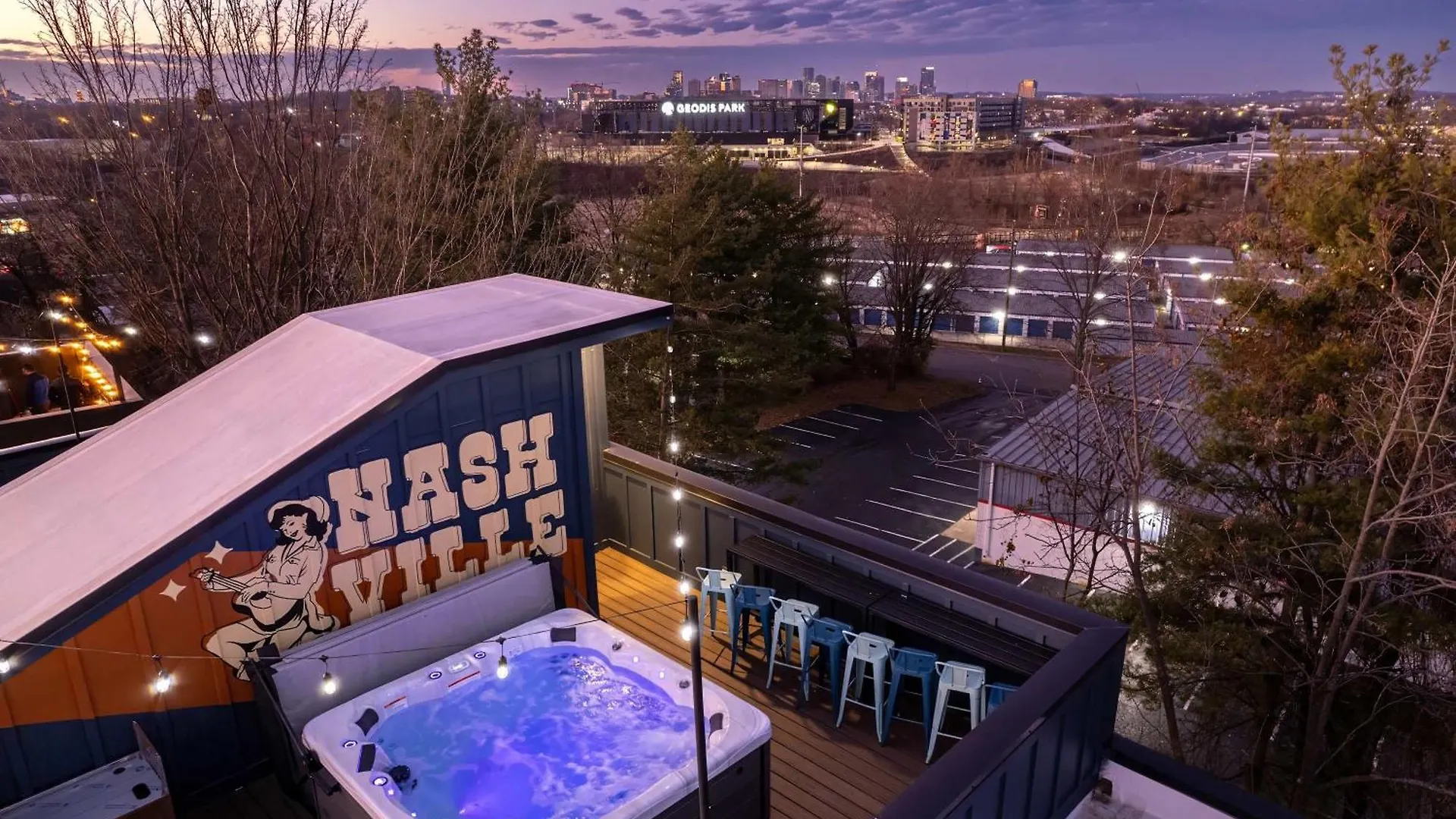 Rooftop Deck Hot Tub Game Room Downtown Nashville Casa vacanze