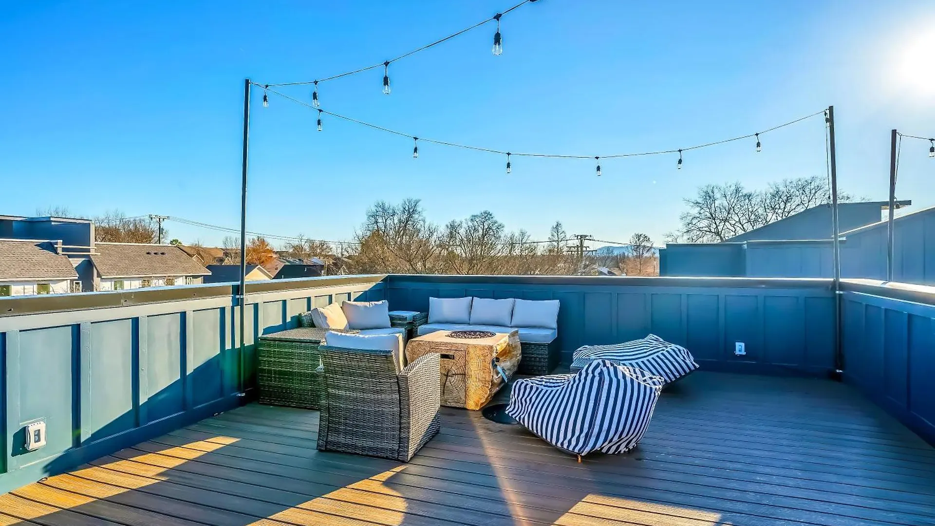 度假居 Rooftop Deck Hot Tub Game Room Downtown 纳什维尔